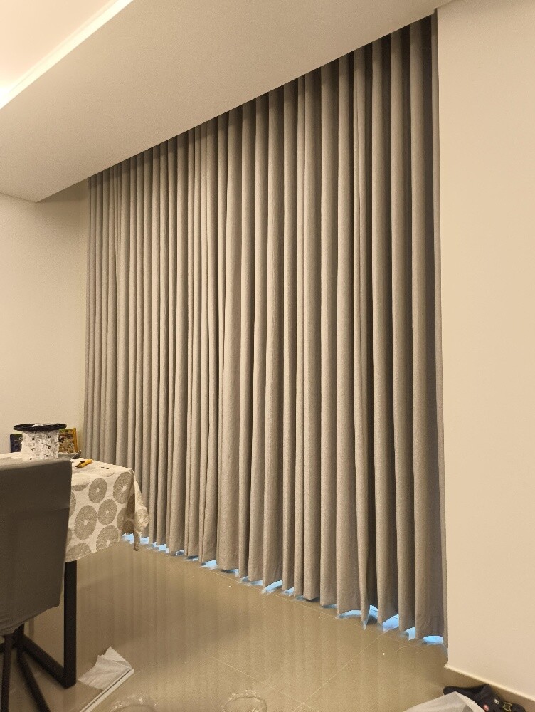 Wave curtain making - 5
