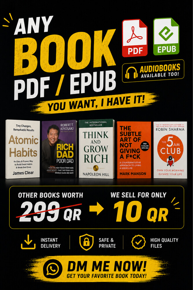 Any audiobook or PDF/EPUB - 2