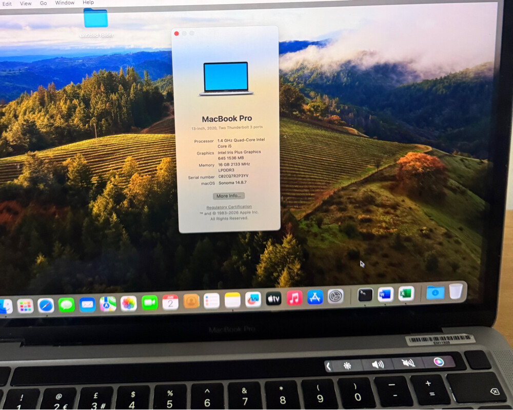 MacBook Pro 2020 ,Touch Bar, Retina - 5