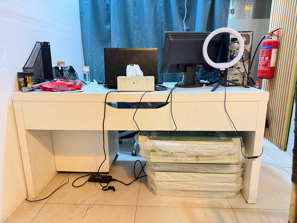 desk and two closet - 1