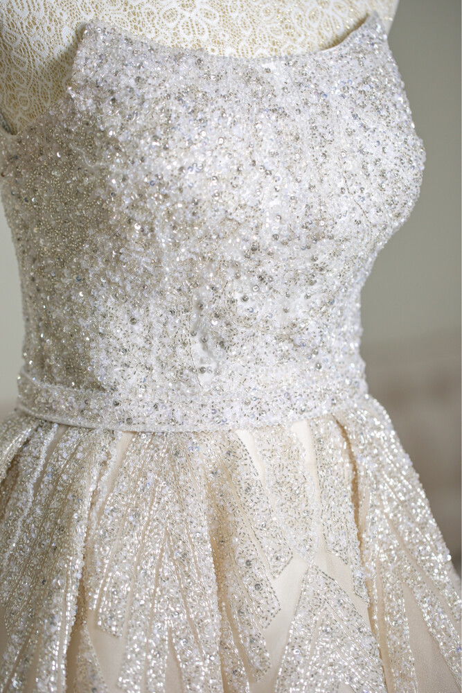 Wedding Dress bride (light beige) - 4