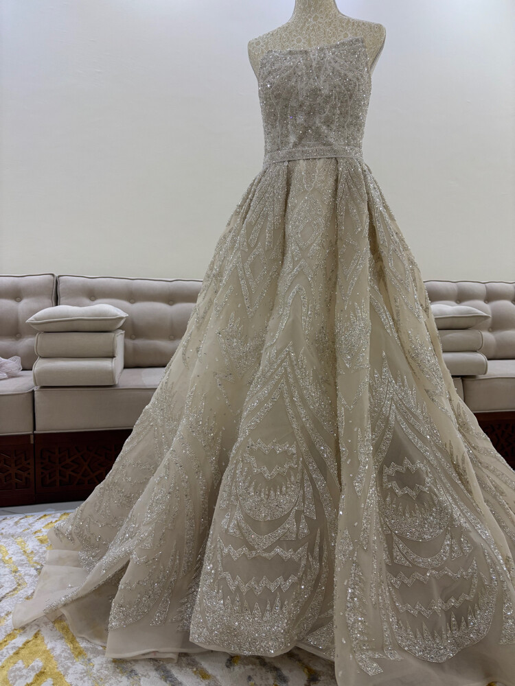 Wedding Dress bride (light beige) - 5