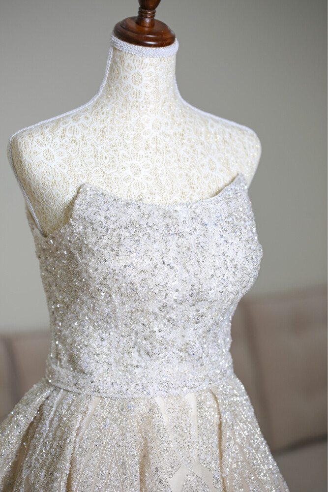 Wedding Dress bride (light beige) - 3
