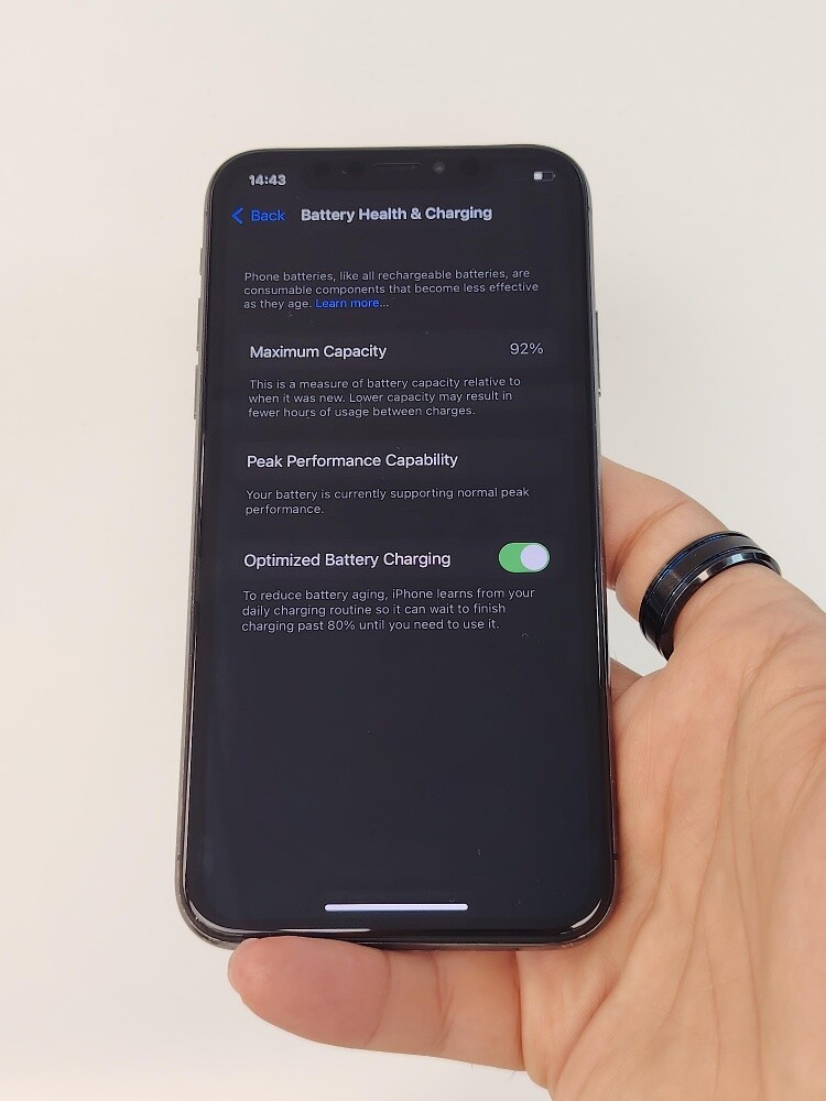 IPhone X 256GB Battery 92% - 4