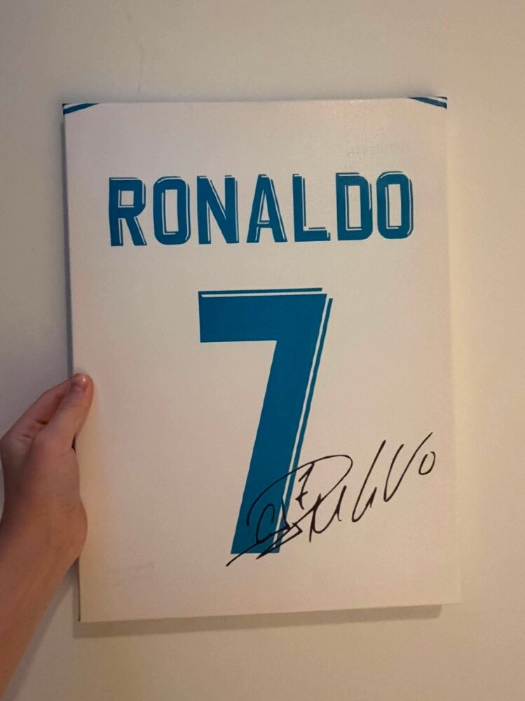 CRISTIANO RONALDO SIGNED POSTER FOR - 4