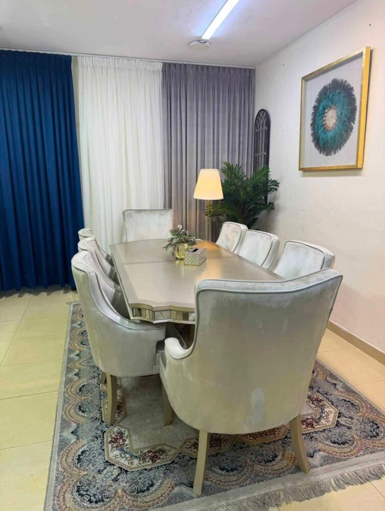 home chanter 10 chair dining table - 3