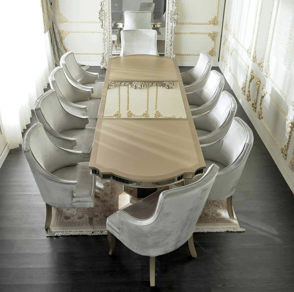 home chanter 10 chair dining table - 2