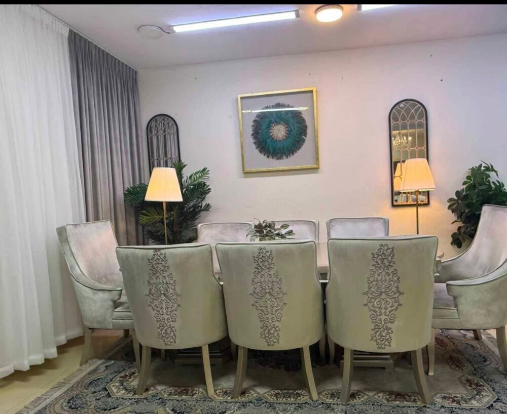 home chanter 10 chair dining table - 5