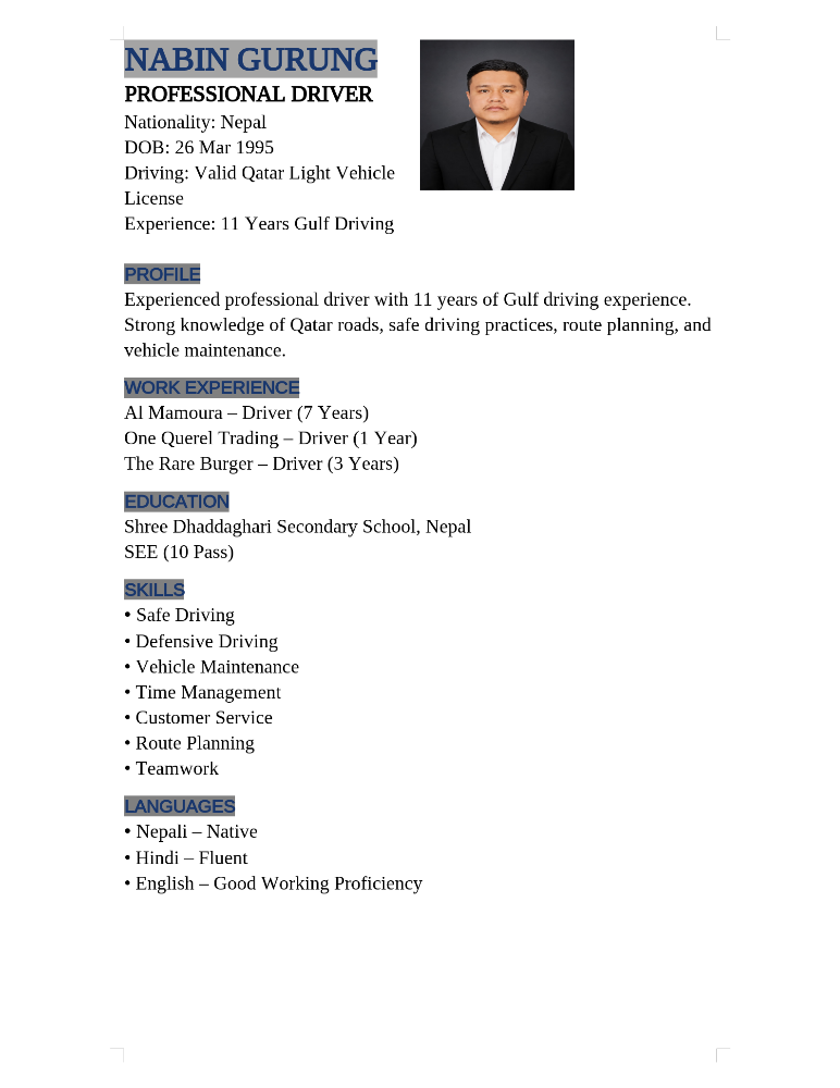 Nabin Gurung - 1