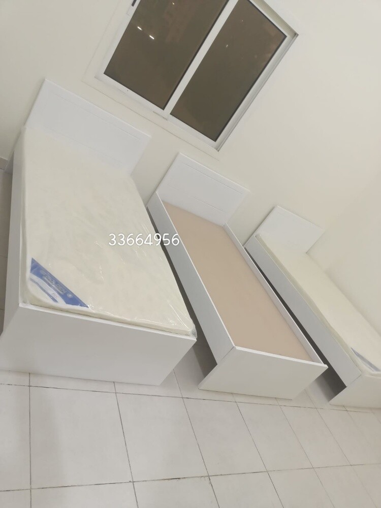 Wooden new single bed frame - 3
