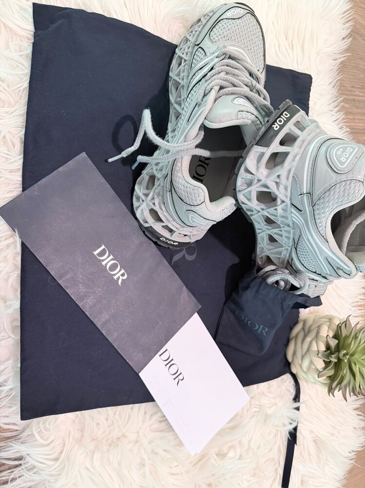 Dior B35 NXXT sneakers in grey tech - 4