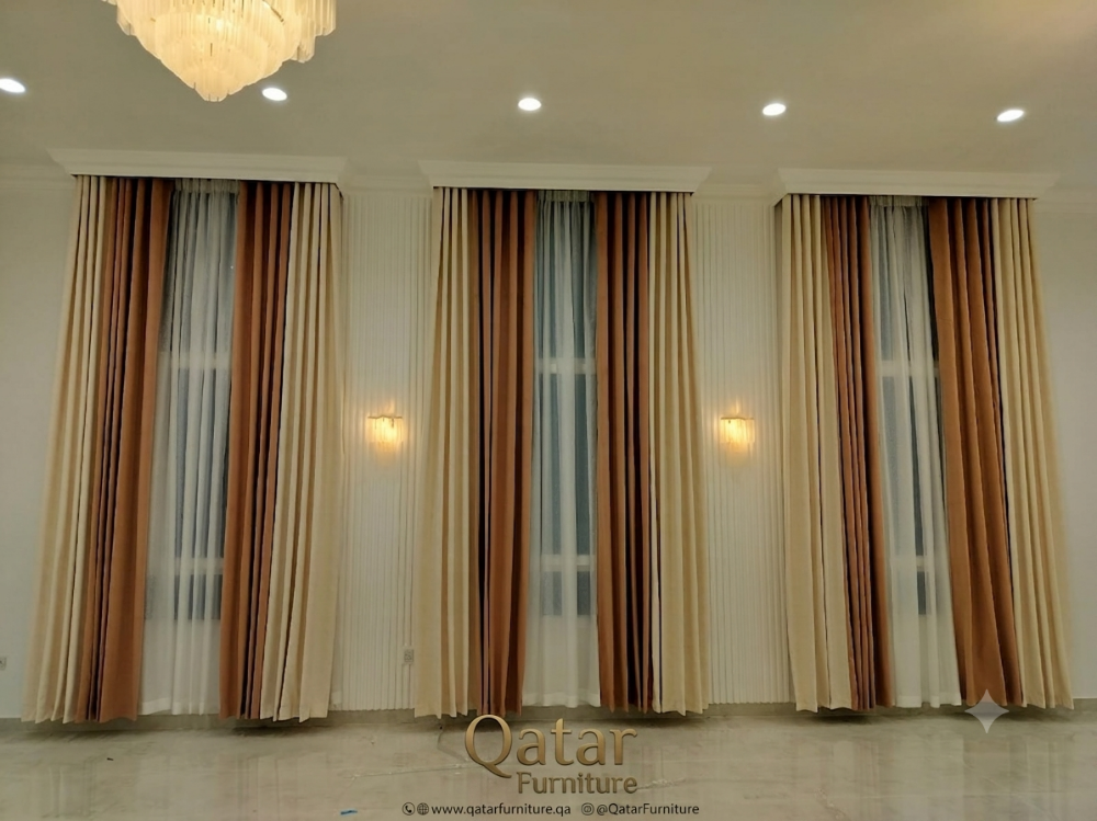 QF  Luxury Drapery & custom curtain - 1