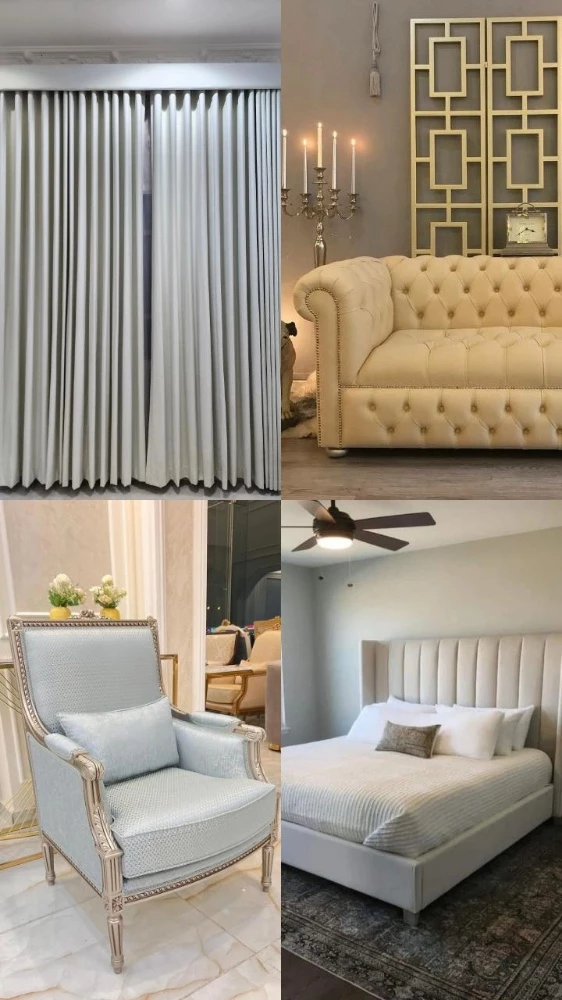 Curtain,sofa,bed - 1