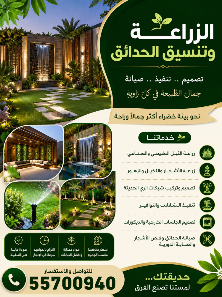 مزارع لتنسيق الحدائق - 1