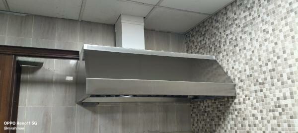 Custom made Kitchen hood & duct - 6