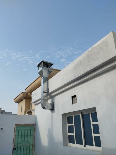 Custom made Kitchen hood & duct - 13