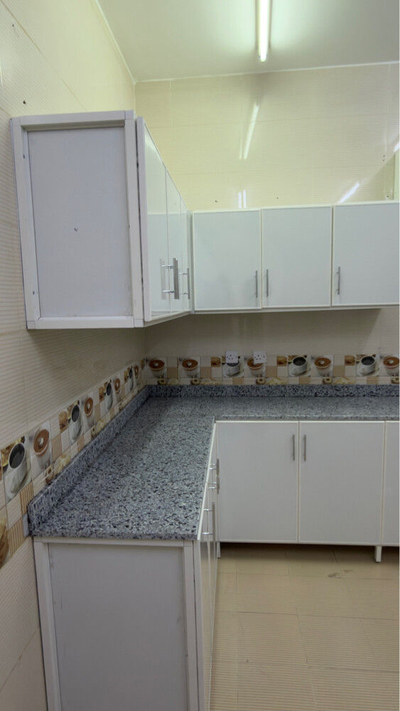Marble works kitchen cabinets  - 3