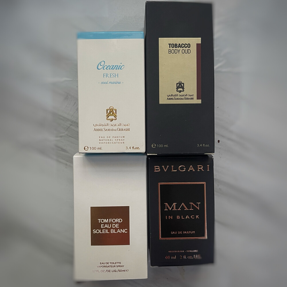 مجموعة 4 عطور مستعملة اصلية للبيع - 1