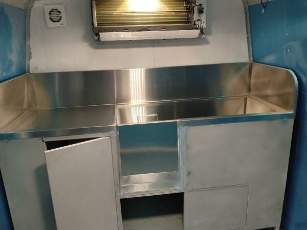 Custom made ss sink table - 1