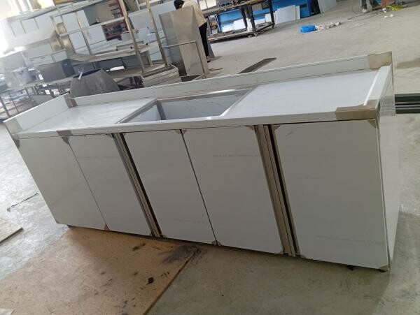 Custom made ss sink table - 13