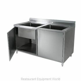 Custom made ss sink table - 10