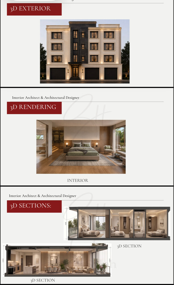 2D & 3D Max Architectural Design  - 9