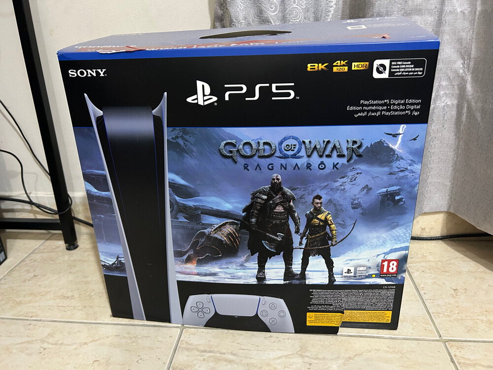 ps5 for sell with the cartoon. - 2
