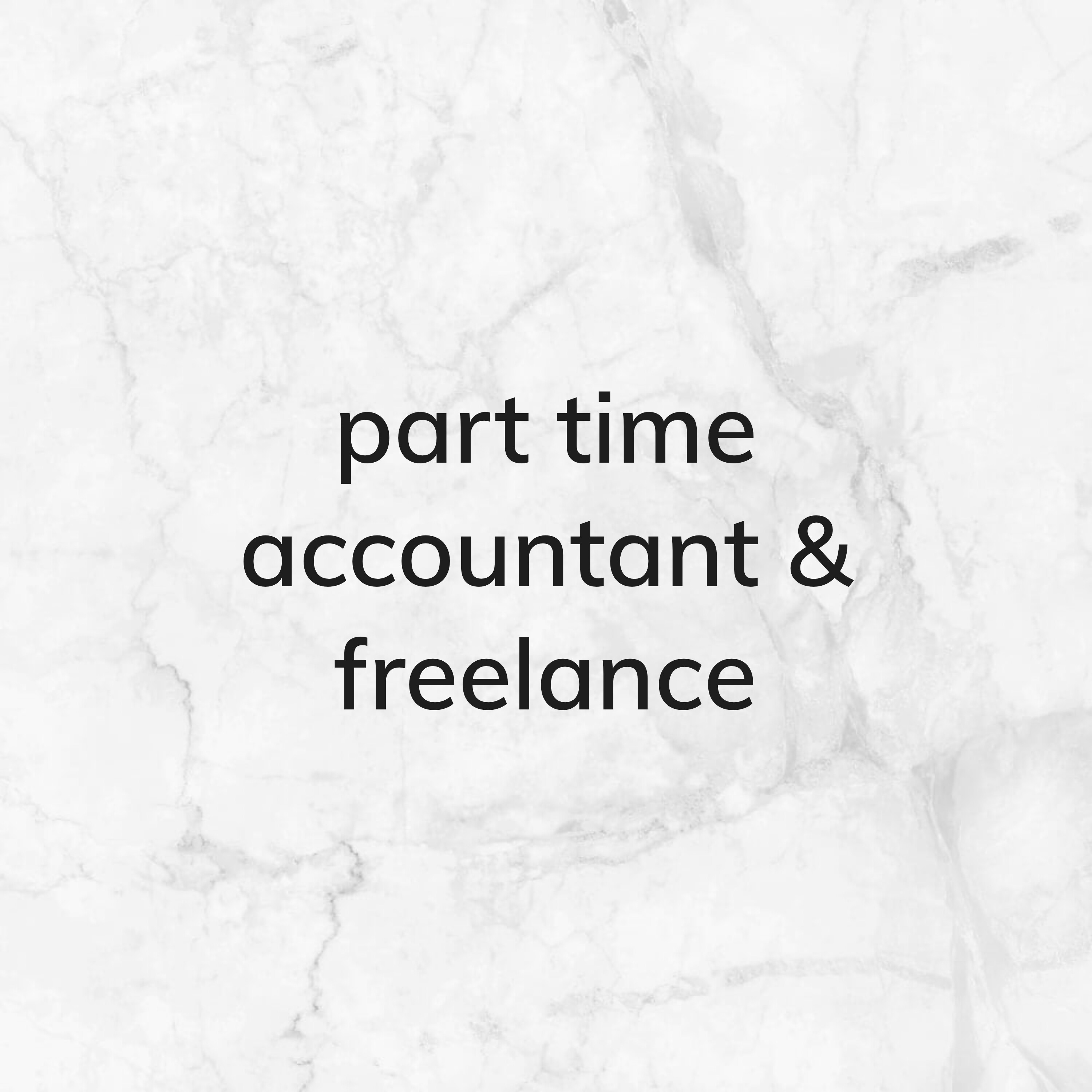 freelance & part time accountant  - 1