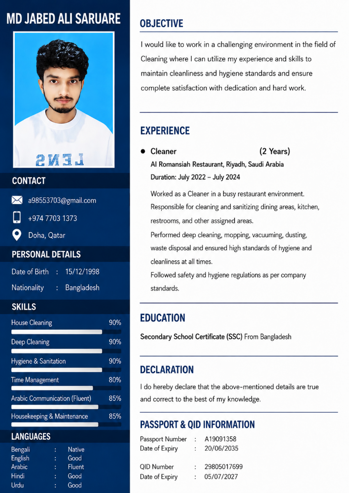 Looking job a housekeeper, cleaner - 2