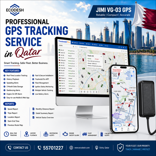 4G Car Gps Tracker Service Qatar - 1