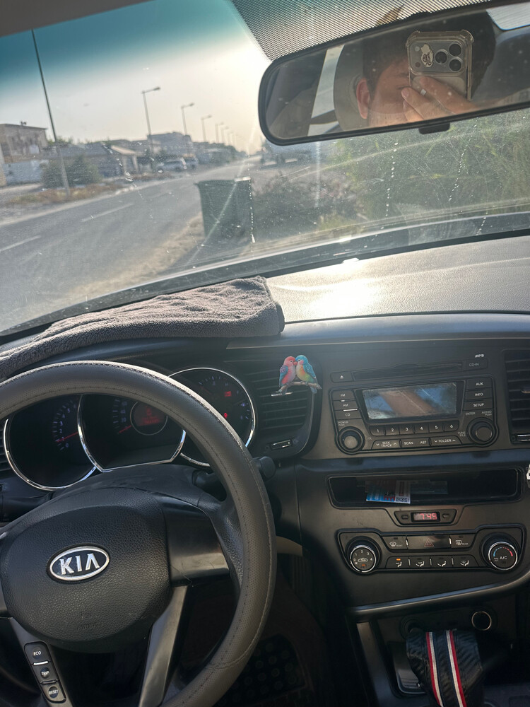 kia optima 2012 with special number - 1