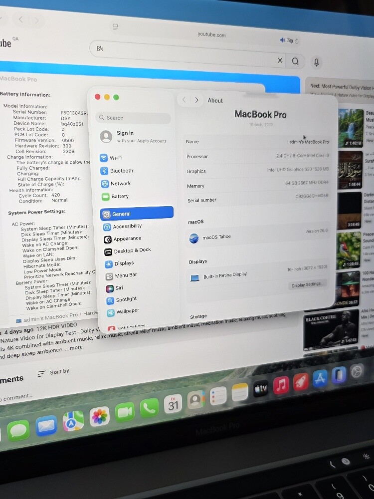 64/512Gb 16" Macbook Pro i9 2019 - 2