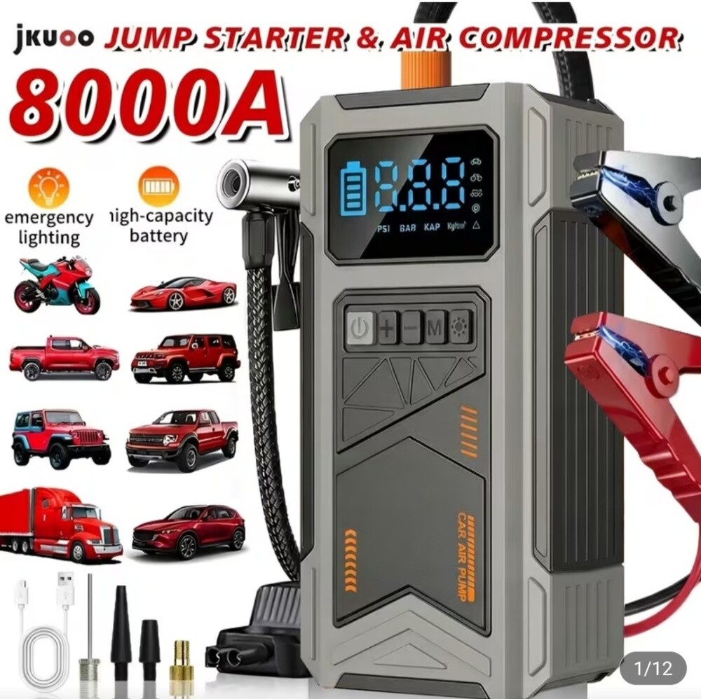 Car Jump Starter. - 9
