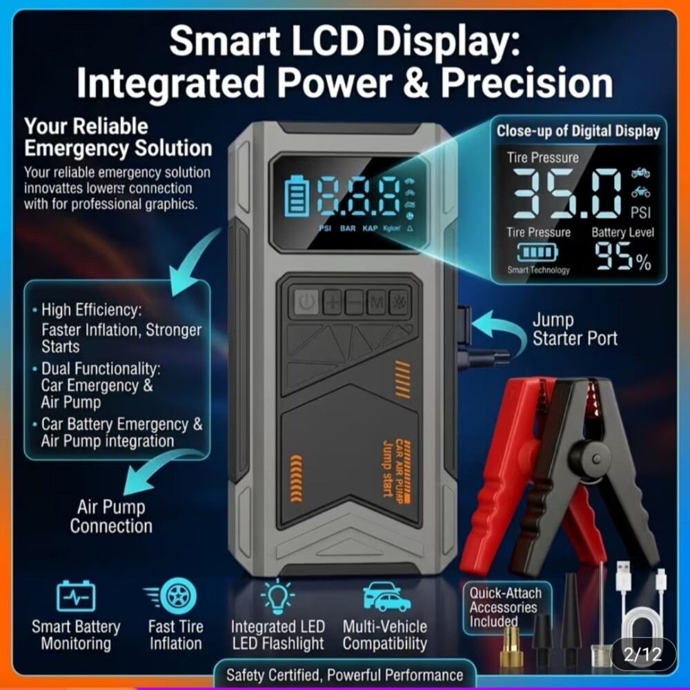 Car Jump Starter. - 11