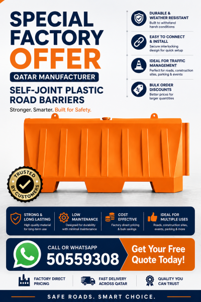 Plastic Safety Road Barrier Sale - 1