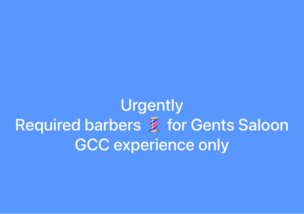 Required Barber gents saloon - 1
