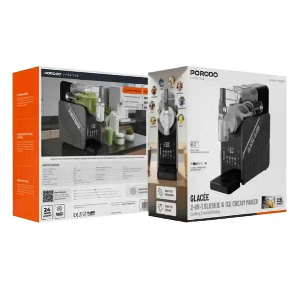 Porodo 2-in-1 Slushie & Ice Maker - 4