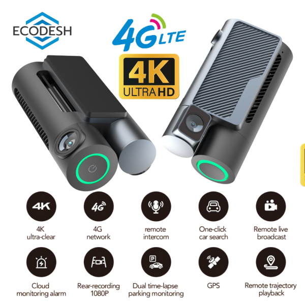 Ecodesh EC60 4G Car Dashcam - 4