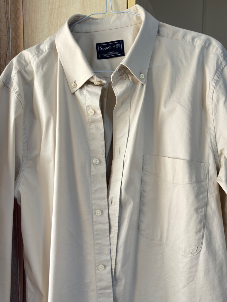 cotton shirt size 43 new - 3