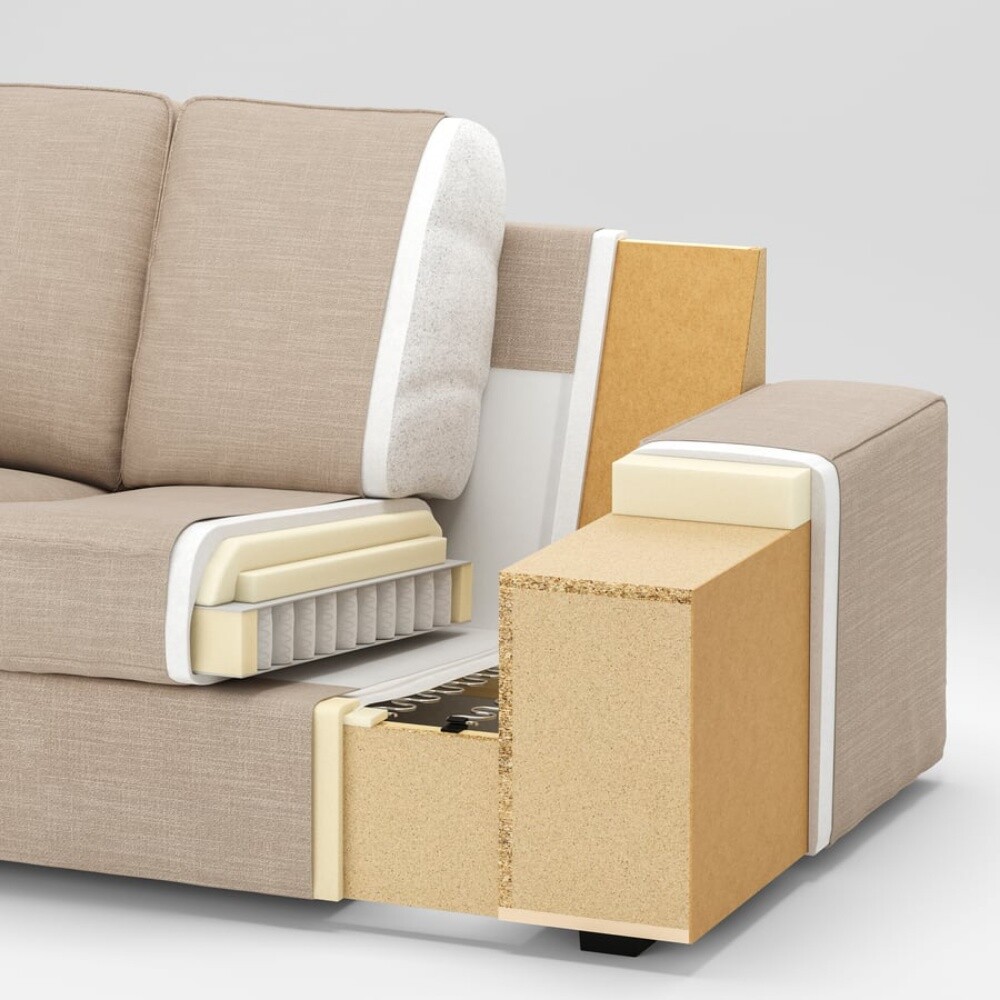 Ikea kivik 3 seater sofa - 3