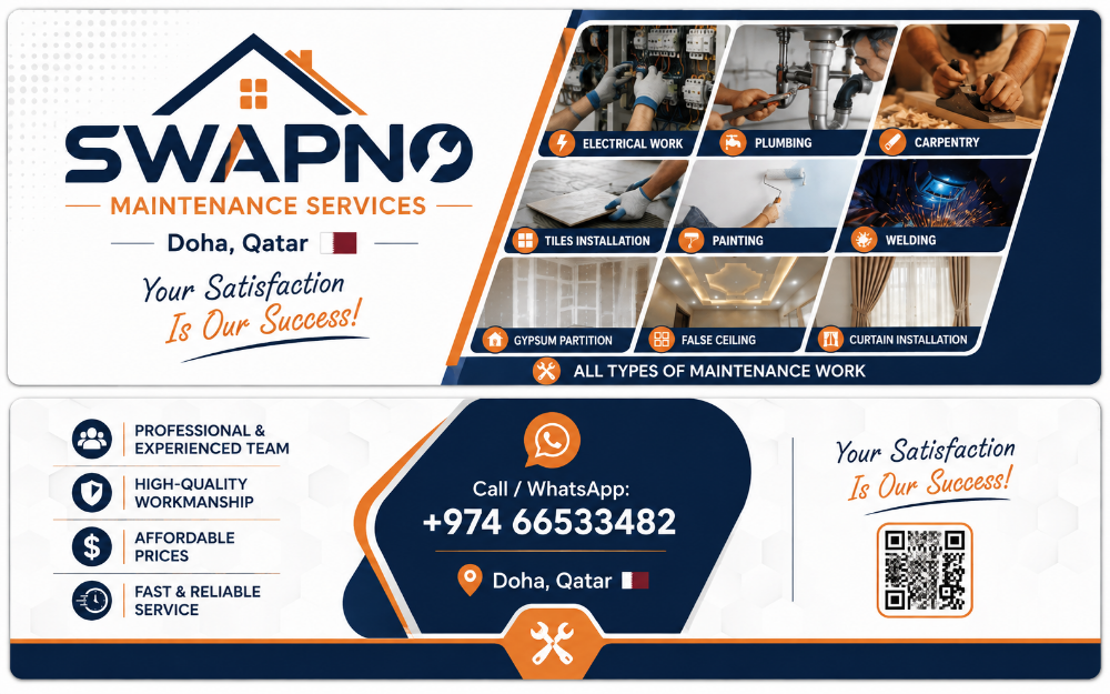 Swapno Maintenance Services Qatar - 1