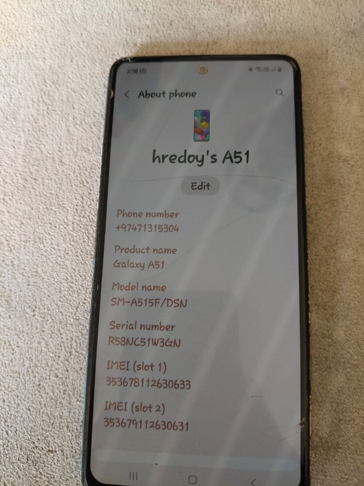 Samsung galaxy A51 - 5