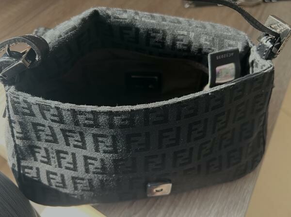 Original Fendi mini baguette black - 5