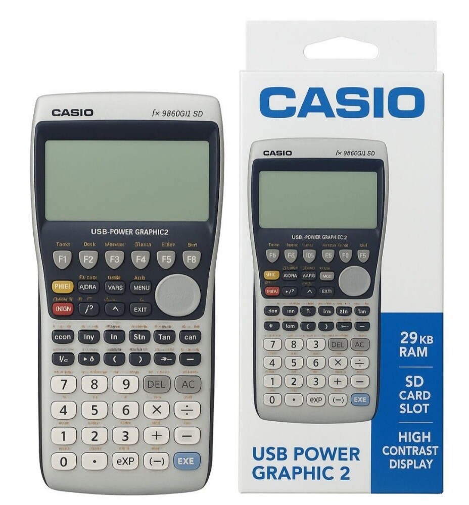 Casio fx-9860GII SD Graphic Calcula - 1