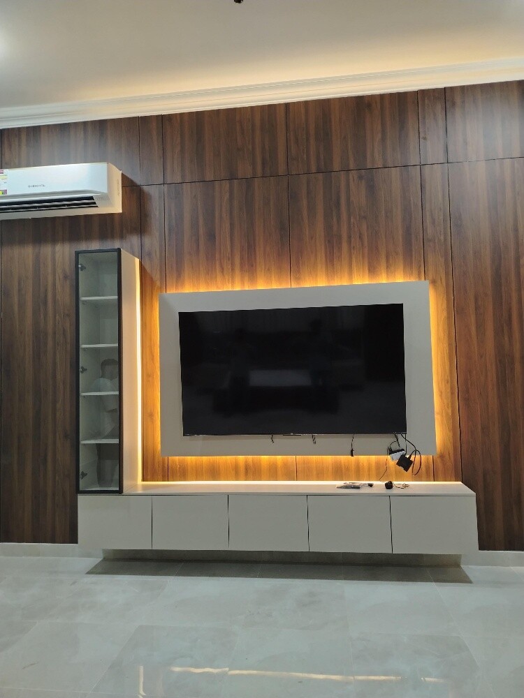 luxury TV unit and Decor. - 13