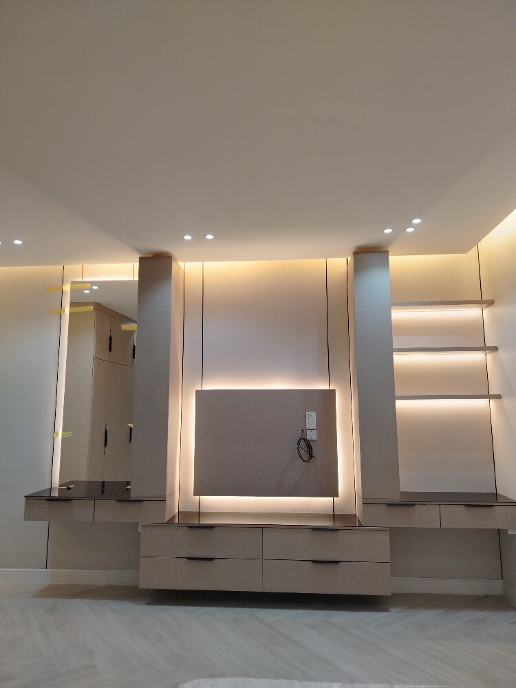 luxury TV unit and Decor. - 19