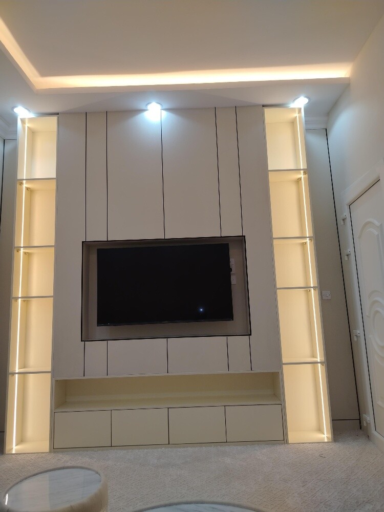 luxury TV unit and Decor. - 15