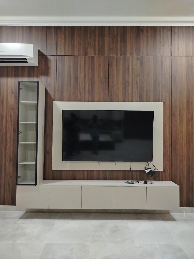 luxury TV unit and Decor. - 14