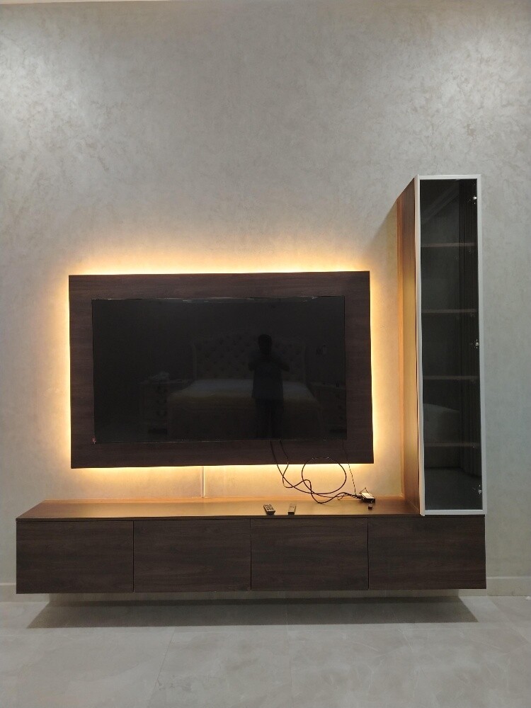 luxury TV unit and Decor. - 12