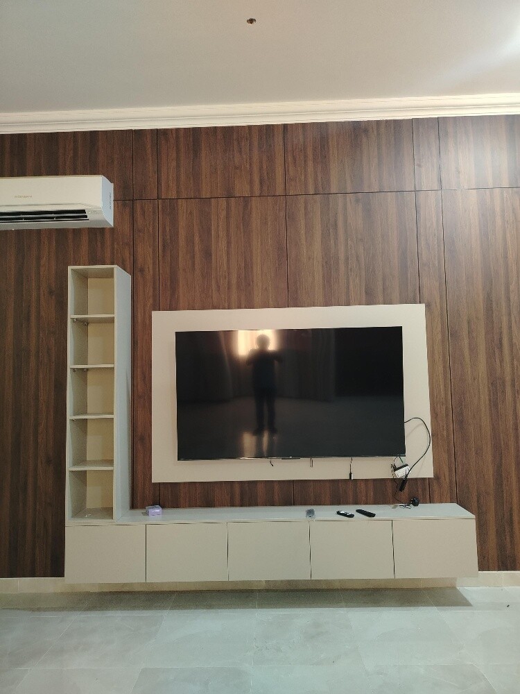 luxury TV unit and Decor. - 16